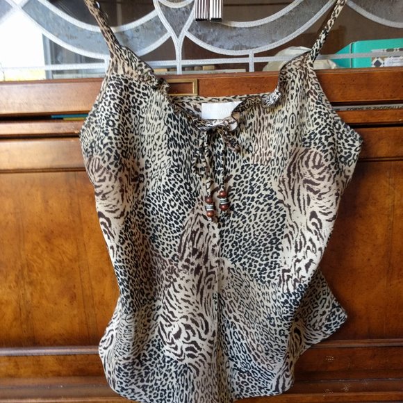 Stunning Animal Print Vintage Lise Watier Ensemble 3 Pieces - Picture 7 of 13